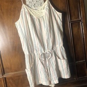 Mossimo linen romper XL